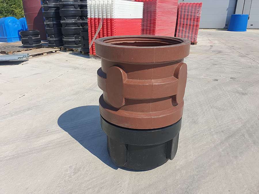 Колодец сборный пластиковый резьбовой