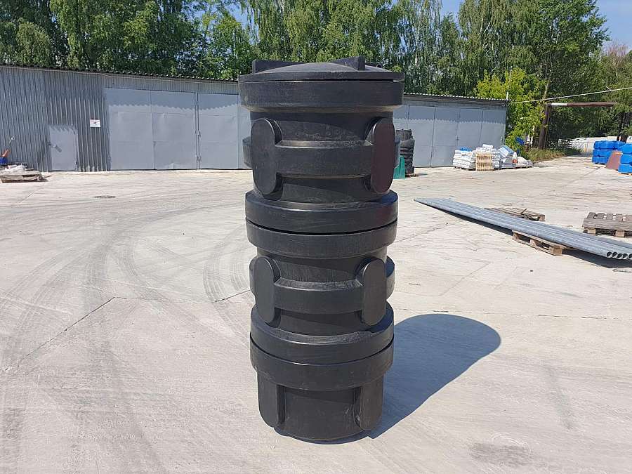 Колодец сборный пластиковый резьбовой