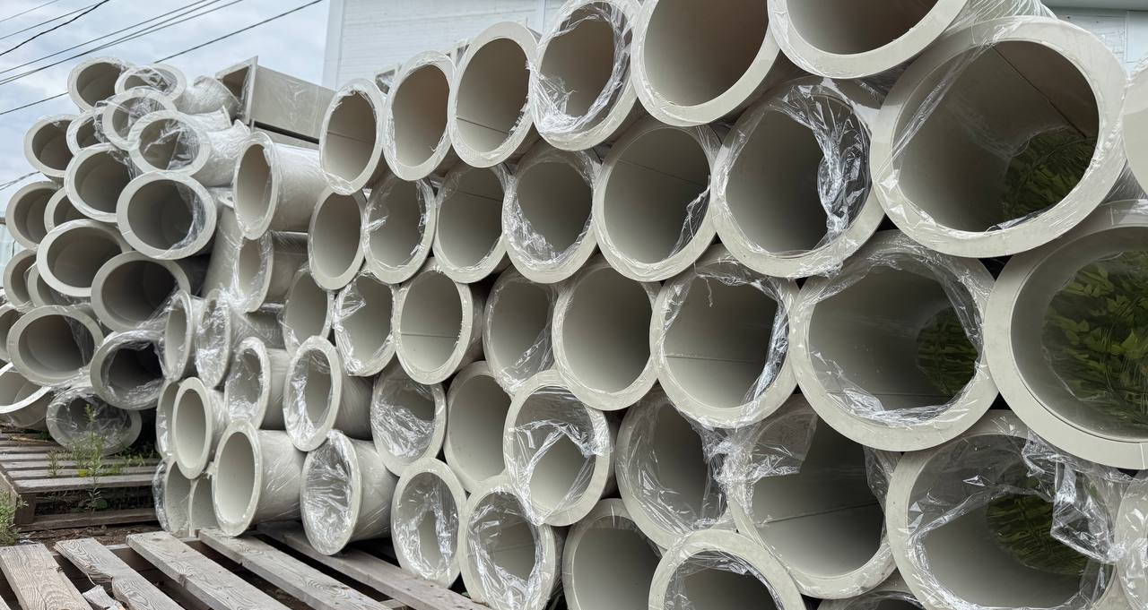 Купить Воздуховоды круглые из полипропилена в Нижнем Новгороде от производителя "Пластформ"