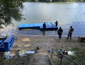 Сборка понтонов