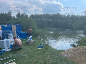 сборка понтонов